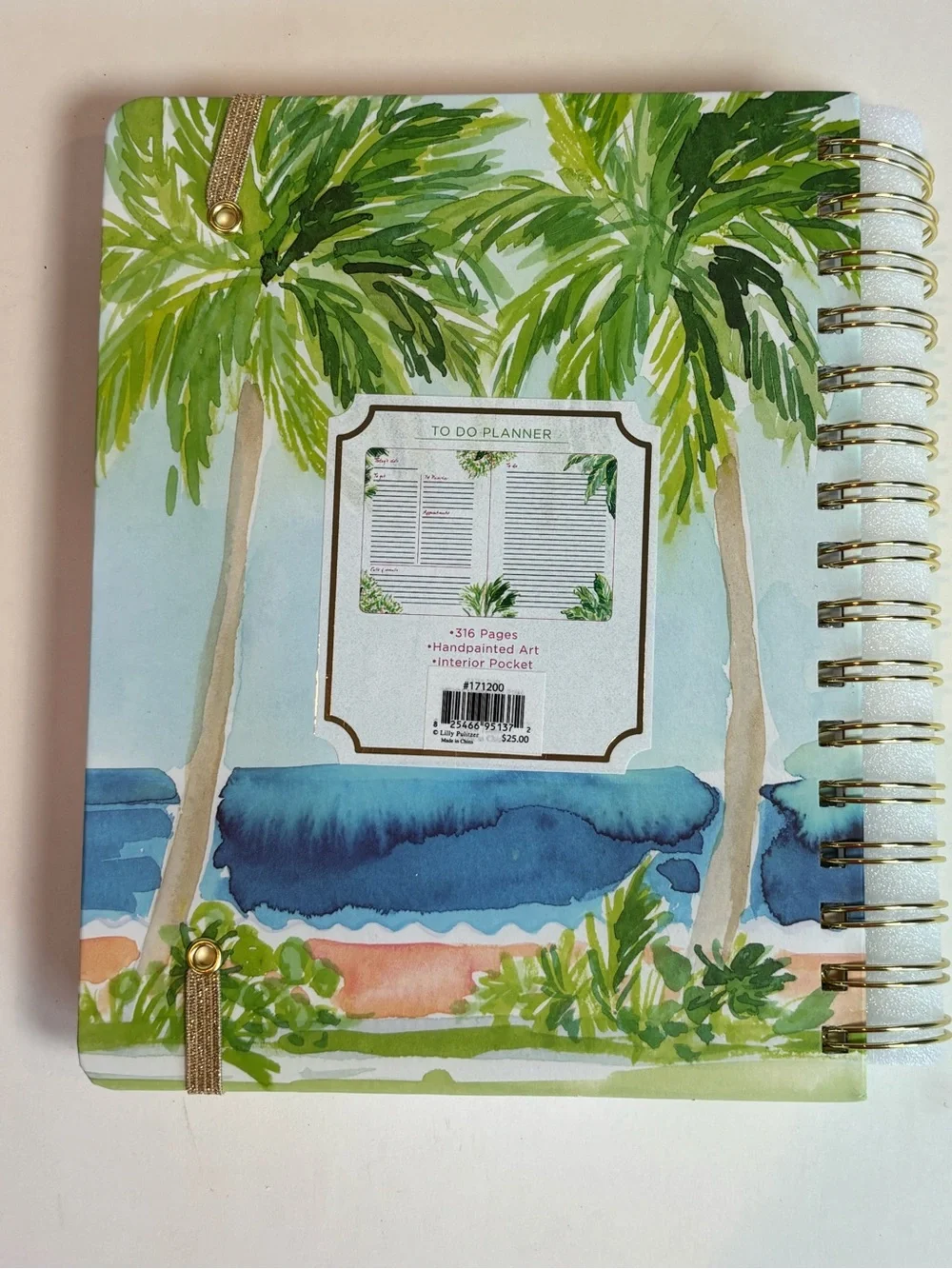 NEW Lilly Pulitzer To Do Planner Spiral Notebook 316 Pages Sealed
